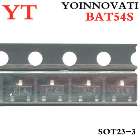 100 шт./лот BAT54S BAT54 KL4 SOT23 IC лучшее качество. ► Фото 1/2