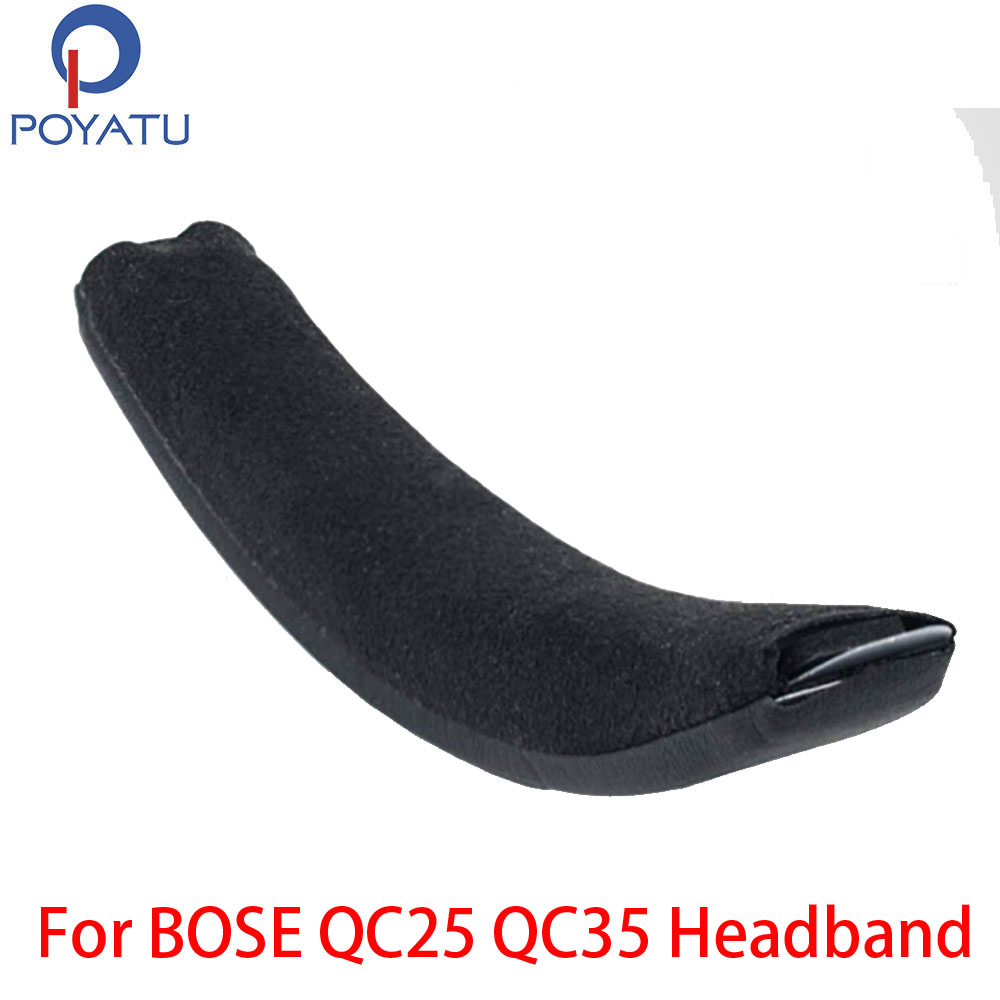 Повязка на голову POYATU для наушников QC35, повязка на голову для Bose QC35, QC25, на подушку для наушников, сменная накладка на головку на молнии ► Фото 1/6