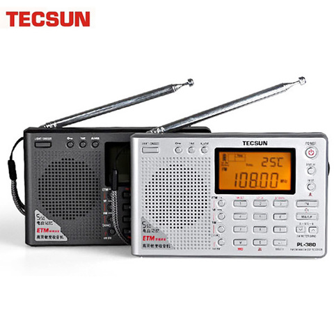 Tecsun PL-380 DSP PLL FM MW SW LW цифровое стерео радио приемник с мировым диапазоном портативное полнодиапазонное стерео радио небольшого размера ► Фото 1/6