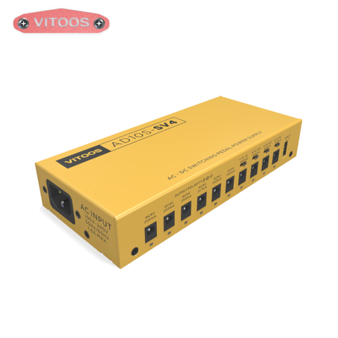 VITOOS AD10S-SV4 блок питания с педалью эффектов, полностью изолированный фильтр, снижение уровня шума, цифровой эффектор высокой мощности ► Фото 1/6