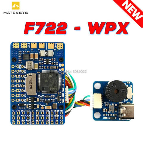 Контроллер полета Matek F722 WPX, оригинальный Полетный контроллер STM32F722 2 ~ 6S со встроенным OSD для летающих крыльев, неподвижных крыльев «сделай сам» F722 ► Фото 1/6