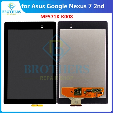 7,0 'для ASUS Google Nexus 7 2nd 2013 FHD ME571 ЖК-экран, ЖК-дисплей, экран ME571K ME571KL, ЖК-дисплей в сборе, сенсорная панель, протестированный Топ ► Фото 1/3