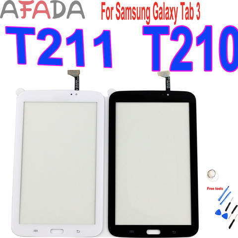 Планшетный сенсорный экран для Samsung Galaxy Tab 3 7,0 T210 T211 SM-T210 SM-T211 P3200 T217 сенсорный экран дигитайзер ЖК-дисплей стекло ► Фото 1/6