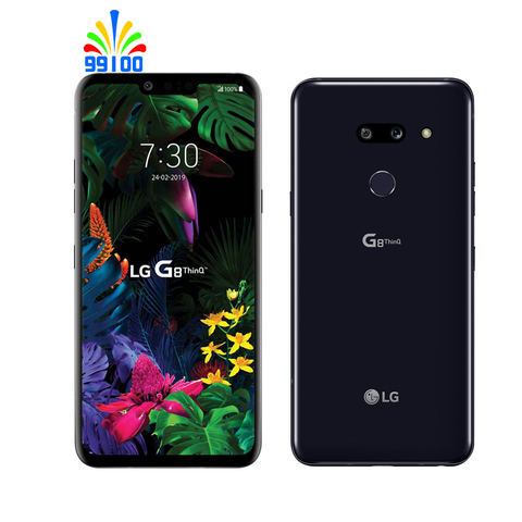 Разблокированный Оригинальный сотовый телефон LG G8 ThinQ G820UM 6G + 128 Гб Qualcomm 855 экран 6,1 дюйма две задние камеры 16 Мп + 12 МП (без лака) ► Фото 1/6