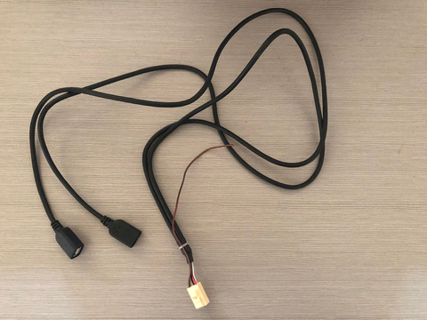 Двойной USB кабель для android автомобиля Радио Длинный usb кабель 10 контактный разъем ► Фото 1/4