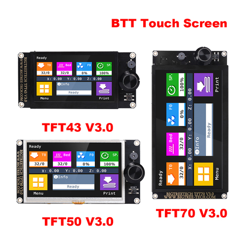 Сенсорный экран BIGTREETECH TFT28 TFT43 TFT50 TFT70 V3.0, 12864 дюйма, ЖК-дисплей для SKR V1.4 Turbo Mini E3, детали для 3D-принтера ► Фото 1/6
