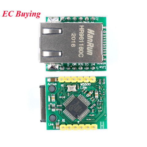 USR-ES1 W5500 SPI к локальной сети Ethernet сетевой модуль TCP IP STM32 интерфейс 3,3 V 5V Для Arduino WIZ820io RC5 Интернет вещей ► Фото 1/6