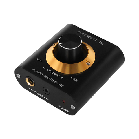 PJ.MIAOLAI Mini HIFI аудио USB декодер DAC CM6642 усилитель для наушников внешняя звуковая карта 24 бит/192 кГц USB вход RCA выход Amp ► Фото 1/6