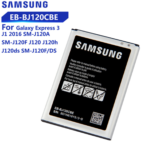 Оригинальный аккумулятор для Samsung Galaxy Express 3 J1 2016 SM-J120A SM-J120F SM-J120F/DS J120 J120h J120ds EB-BJ120CBE EB-BJ120CBU ► Фото 1/6