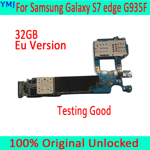 Европейская версия для Samsung Galaxy S7 edge G935F G935FD G930F G930FD G930V материнская плата с полными чипами, оригинальная разблокированная материнская плата Logic bo ► Фото 1/5