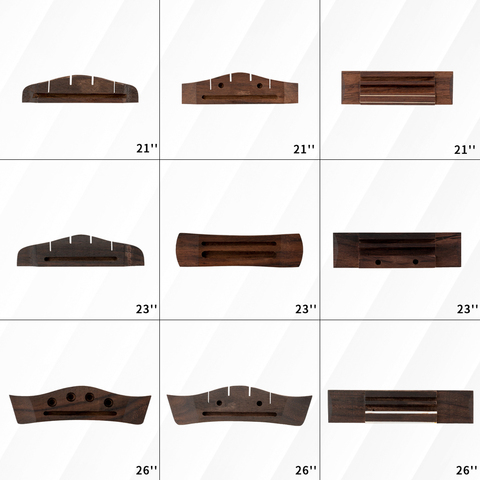 Наоми розовое дерево мост Подходит для 21in/23in/26in сопрано/концерт/Тенор укулеле Гавайская гитара аксессуары Замена ► Фото 1/1