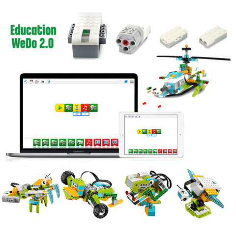 2022 новая техника WeDo 3,0 робототехники Строительный набор строительные блоки Совместимые с logoes Wedo 2,0 Обучающие игрушки «сделай сам» ► Фото 1/6