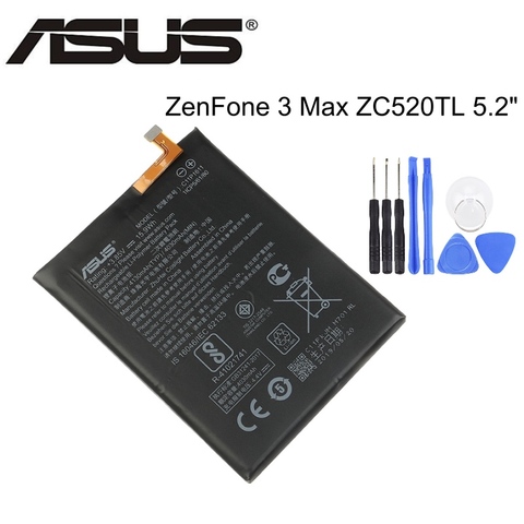 Оригинальный аккумулятор ASUS для ASUS Zenfone 3 Max Z3 Max ZC520TL X008DB 3 X008 X008D Z01B Высокая емкость C11P1611 4130 мАч + Инструменты ► Фото 1/3