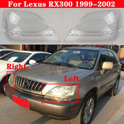 Для Lexus RX300 1999-2002 автомобиля спереди головной светильник крышки Авто дверные ручки в виде ракушки Рассеиватель фары головной светильник лам... ► Фото 1/4
