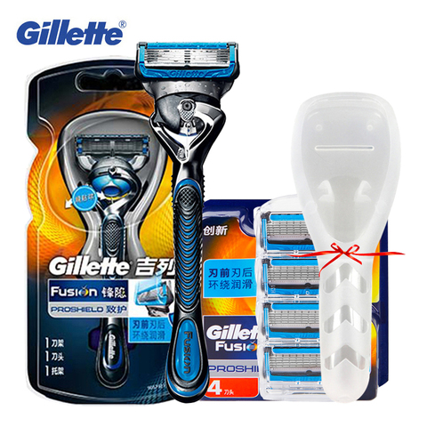 Gillette Fusion Proshield Flexball лезвия для бритья безопасные бритвы для бороды бритв ручка кассеты острые лезвия заправки для мужчин ► Фото 1/6