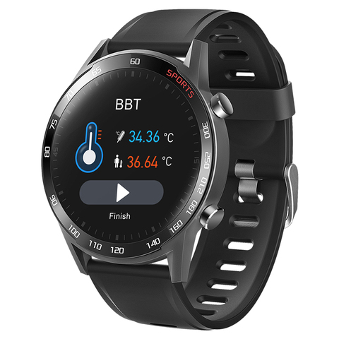 Смарт-часы с Bluetooth 2022, термометр для измерения кровяного давления, пульса, уровня кислорода в крови, водонепроницаемый спортивный браслет ► Фото 1/6