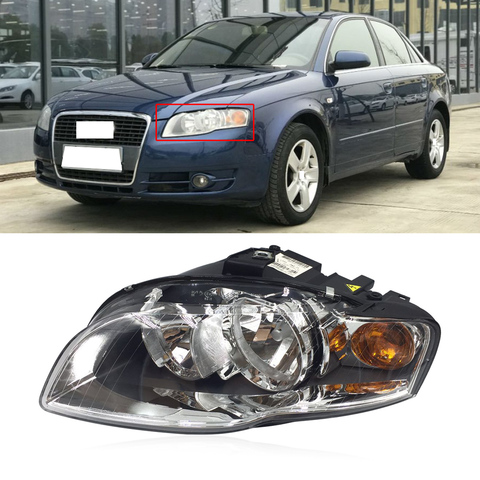 CAPQX для Audi A4 S4 RS4 B7 2006 2007 2008 HID передний головной светильник, налобный фонарь, Головной фонарь ► Фото 1/4