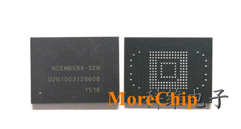 NCEMBS99-32G eMMC BGA169 NAND Flash IC 32 ГБ чип памяти спаянный шар 2 шт./лот ► Фото 1/1