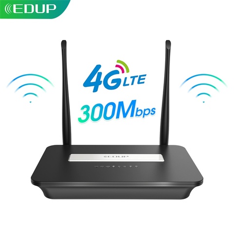 Wi-Fi-роутер EDUP со слотом для SIM-карты, умная точка доступа 4G, RJ45, WAN LAN, CPE ► Фото 1/6