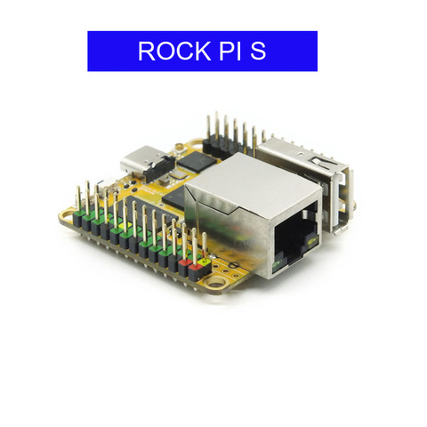 Плата разработки ROCK PI S RK3308 quad-core A35 V1.2 версия IoT smart speaker ► Фото 1/5