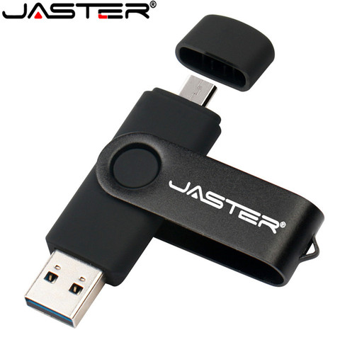 JASTER поворачивается микро usb интерфейс OTG флэш-накопитель 32 Гб 16 Гб 64 ГБ USB флэш-накопитель для android телефона планшета ПК ноутбука ► Фото 1/6