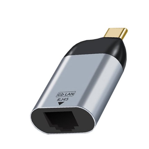 USB C к Ethernet адаптер создание кабеля алюминиевый USB-C к RJ45 LAN сетевой адаптер совместим с Thunderbolt 3 ► Фото 1/6