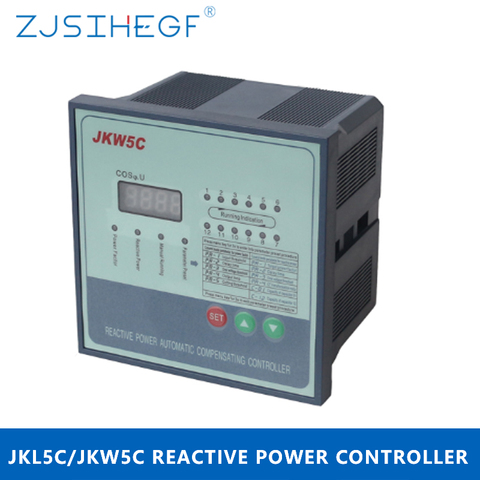 JKW5C/JKL5C 380V 4/6/8/10/12 шагов реактивной Мощность контроллер коэффициента Автоматическая компенсация для Мощность конденсаторной батареи ► Фото 1/1