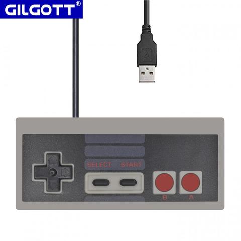 Джойстик для ПК NES, USB-контроллер для компьютера, видеоигр, ретро-геймпад, джойстик, контроллер ► Фото 1/6