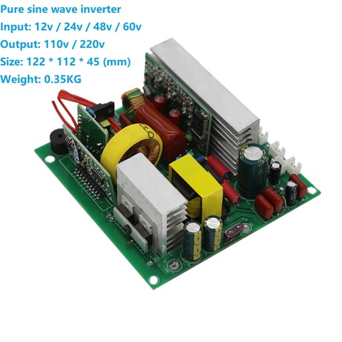 150W pure sine wave inverter board 12v 24v 48v 60v to 220V / 110V lithium battery Integrated machine car home ► Фото 1/2