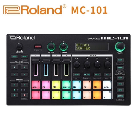 Roland MC-101 Groovebox Профессиональный музыкальный инструмент для производства рабочей станции ► Фото 1/6