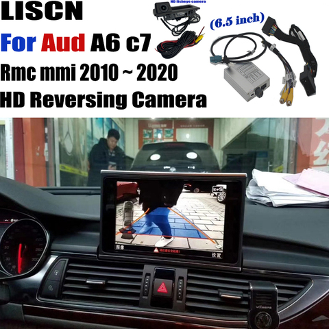 Передняя и задняя камеры для Audi A6 c7 rmc mmi 3g 2009 ~ 2022, резервная камера, адаптер для замены оригинального экрана ► Фото 1/6