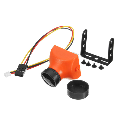 Мини FPV камера, оранжевый 1200TVL CMOS 2,5 мм/2,8 мм 130/120 градусов 16:9, PAL NTSC 5V-12V для RC Racing Drone ► Фото 1/5