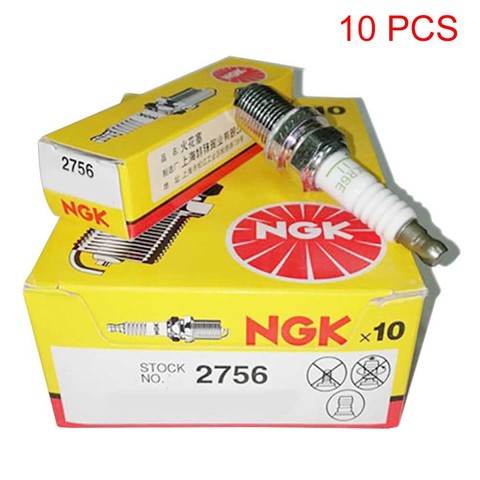 Свеча зажигания NGK C7HSA 1/10 шт., Свеча зажигания для мотоцикла, 50 куб. См, 125 куб. См, для квадроциклов, кроссовых карт, квадроциклов Honda, Yamaha ► Фото 1/5