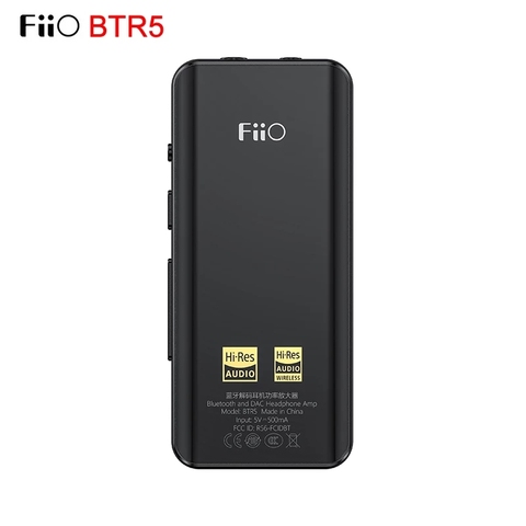 Приемник FiiO BTR5 с чехлом 24 бит Hi-Res CSR8675 Bluetooth 5,0/USB DAC/DSD256 усилитель для наушников с LDAC, aptX HD (3,5 мм/2,5 мм) ► Фото 1/6