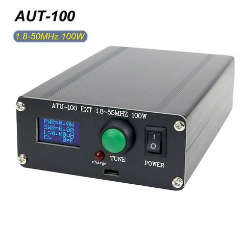 Maxgeek Новая автоматическая ATU100 антенна тюнер 100W 1,8-50 МГц 0,96 дюйма OLED Дисплей для 10-100W радиостанции ► Фото 1/6