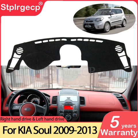 Противоскользящий коврик для KIA Soul 2009 2010 2011 2012 AM, накладка на приборную панель, Солнцезащитный коврик, защита ковра, анти-УФ аксессуары ► Фото 1/6