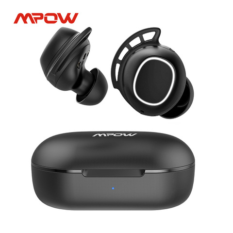 Mpow M30 настоящие беспроводные наушники Bluetooth 5,0 TWS iPX7 водонепроницаемые 25 ч Talktime левый/правый моно Сенсорное управление для iPhone 11 Xiaomi ► Фото 1/6