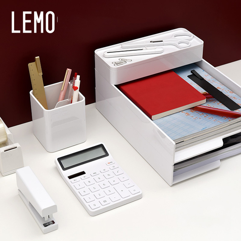 Настольный ящик KACO LEMO формата А4, простой многофункциональный пенал, эффективный офисный ящик для хранения файлов ► Фото 1/6