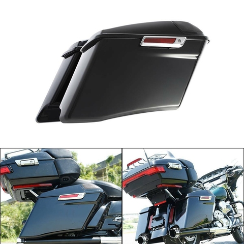 Комплект крышек для седла мотоцикла CVO, 4 дюйма, расширенный, для Harley Touring Road King Street Electra Glide Ultra Classic, 2014-2022, 4 цвета ► Фото 1/6