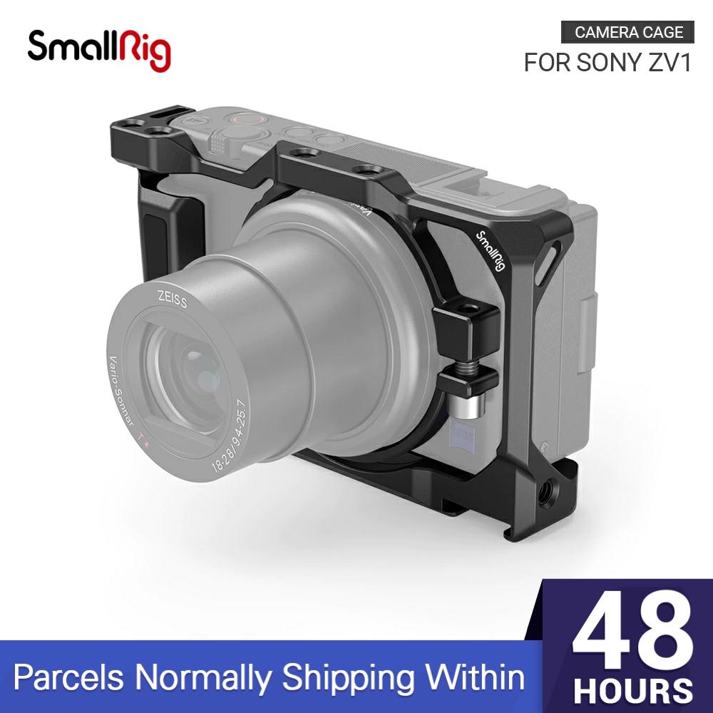 Клетка SmallRig ZV1 для камеры Sony ZV1, клетка с боковой ручкой, встроенный Холодный башмак для микрофона, вспышки, DIY вариант 2938 ► Фото 1/6