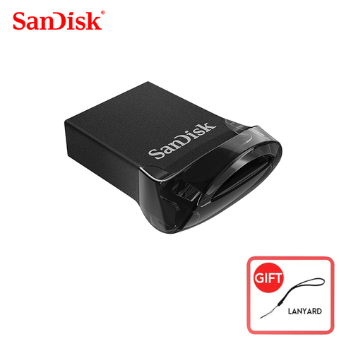 Флэш-накопитель SanDisk USB 3,1 Ultra Fit 32 ГБ, флэш-накопитель 64 ГБ, флэш-память 128 ГБ, 256 ГБ, 130 МБ, мини U-диск для ПК/ноутбука ► Фото 1/6