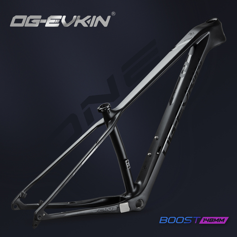 OG-EVKIN CF-054 29er углеродная рама для горного велосипеда 148x12 мм BSA UD матовый 1-1/8-1-1/2 углерода 12v комплект велосипед 31,6 мм 12x148 ► Фото 1/6