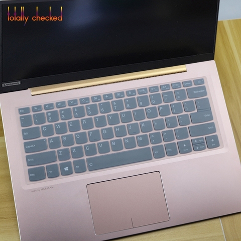 Силиконовый чехол для клавиатуры Lenovo IdeaPad, 120S-14IAP 330 330s 320s 530s V530s-14ikb 530S-14ikb 14 14ikb 730S, Защитная пленка для кожи ► Фото 1/6