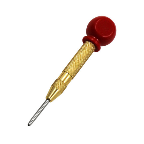 1 красная ручка, 5-дюймовый автоматический Центральный штифт, перфоратор с пружинной нагрузкой, инструмент для маркировки и запуска отверст... ► Фото 1/6