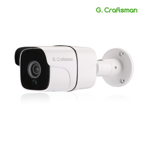 G.Craftsman аудио 5MP POE IP-камера наружная Водонепроницаемая инфракрасная камера ночного видения Onvif 2,6 5.0MP CCTV видеонаблюдения безопасности ► Фото 1/6