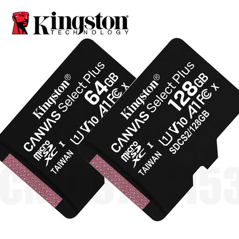 Kingston Карта памяти Micro SD, 128 ГБ, 32 ГБ, 64 ГБ, 256 ГБ, 16 ГБ ► Фото 1/6