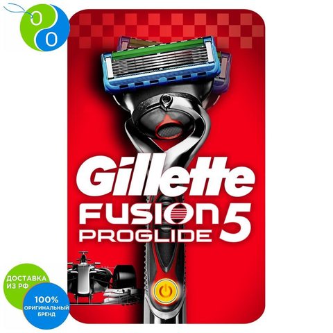Бритва GIllette Fusion5 Proglide Power с 1 сменной кассетой (с элементом питания) ► Фото 1/3