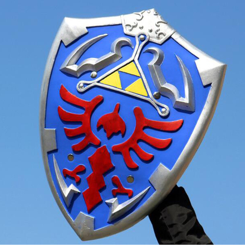 1:1 щит skysword Hylian, реквизит для косплея, оружие из звеньев на Хэллоуин, безопасная детская игрушка для ролевых игр ► Фото 1/6