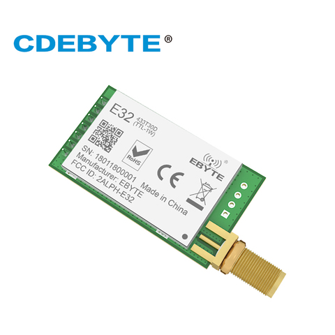 Беспроводной радиомодуль Ebyte LoRa IoT SX1278, 433 МГц, 30 дБм, 1 Вт, IoT, 8 км ► Фото 1/6