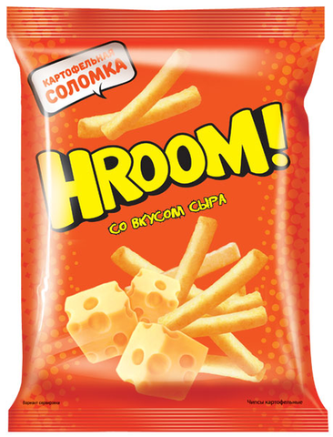 «Hroom», чипсы со вкусом сыра, 50 г ► Фото 1/1